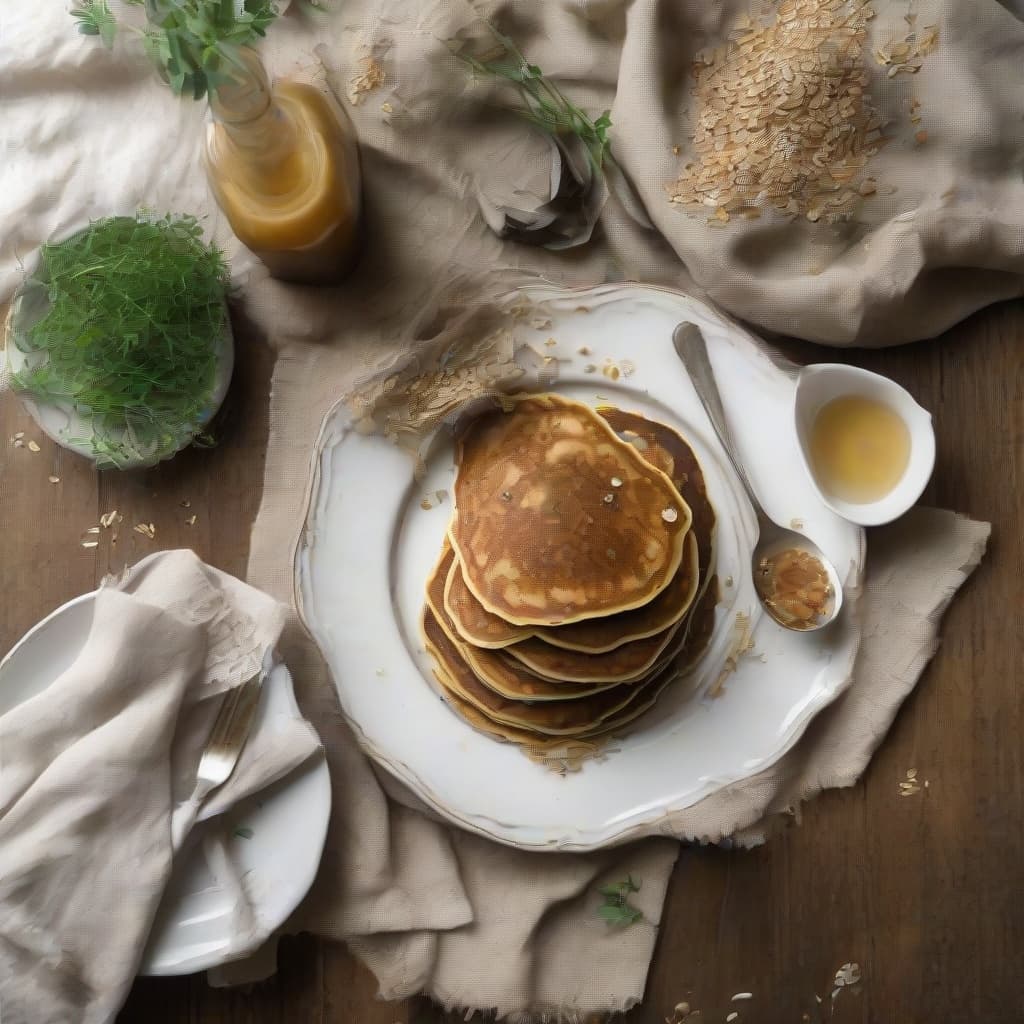 Banana Oat Pancakes: 3-Ingredient Magic