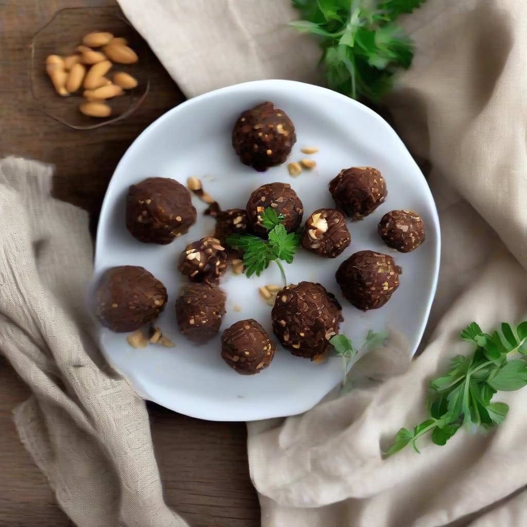 Chocolate Peanut Energy Bites: No Sugar Added